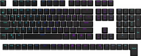 Endorfy PBT Keycaps, Kunststoff (PBT) Double-Shot, schwarz, 124 Tasten, ANSI-US