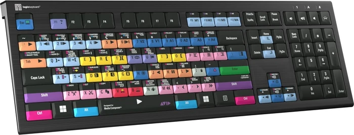 LogicKeyboard Astra 2 Pro Avid Media Composer PC, USB, UK