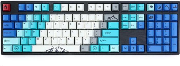 Varmilo VEA108, Summit R1, LEDs weiß, MX BROWN, USB, US