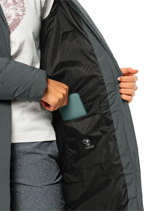 Jack Wolfskin Marienplatz Funktionsmantel slate green (Damen)