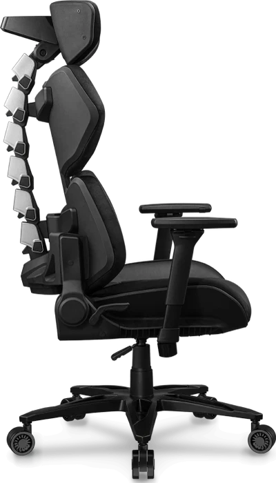 Cougar Terminator Elite CGR-TRE-SLB Gamingstuhl, schwarz/silber