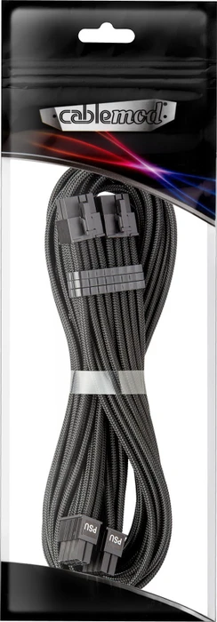 CableMod C-Series Pro ModMesh Bridged, Corsair Type 4, 8+8-Pin PCIe Kabel, schwarz, 60cm