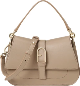 Furla Flow Mini Schultertasche greige