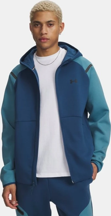 Under Armour Unstoppable Zip Hoodie wham blue/boundless blue/black (Herren)