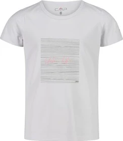 CMP Print Funktionsshirt kurzarm bianco/orchidea (Junior)