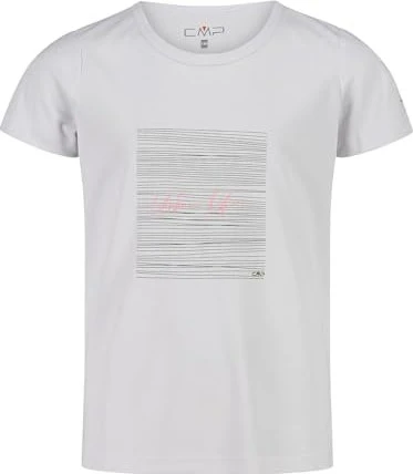 CMP Print Funktionsshirt kurzarm bianco/orchidea (Junior)