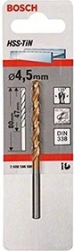 Bosch Professional HSS-TiN Spiralbohrer, 4.5x47x80mm, 1 Stück