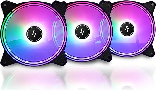 Chieftec Chieftronic Nova NF-3012-RGB, LED-Steuerung, Lüftersteuerung, 120mm, 3er-Pack – Bild 2 von 12