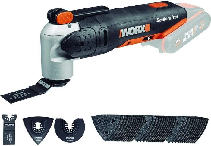Worx Sonicrafter 20V PowerShare Akku-Multifunktionswerkzeug solo
