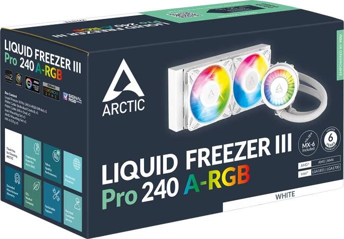 ARCTIC Liquid Freezer III Pro 240 A-RGB, weiß