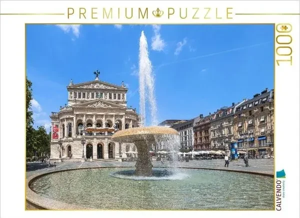 Calvendo Opernplatz mit der Alten Oper und dem Lucae-Brunnen