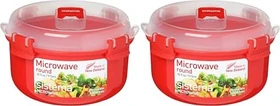Sistema Mikrowellenbehälter rund 920ml rot