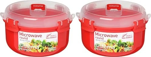 Sistema Mikrowellenbehälter rund 920ml rot