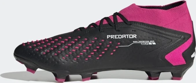 adidas Predator Accuracy.2 FG core black/cloud white/team shock pink 2 (Herren)