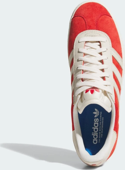 adidas Gazelle ADV better scarlet/chalk white/gold metallic