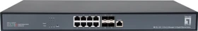 LevelOne XEL-1291 Rackmount 10G Managed Switch, 8x RJ-45, 4x SFP+ (XEL-1291 / 57083017101)