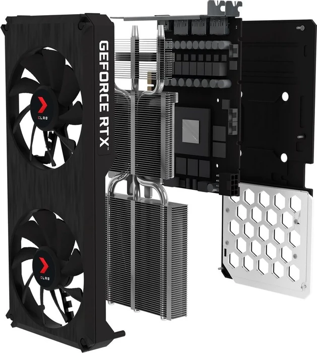 PNY GeForce RTX 3060 Ti XLR8 Gaming Revel Epic-X RGB Dual Fan LHR, 8GB GDDR6, HDMI, 3x DP