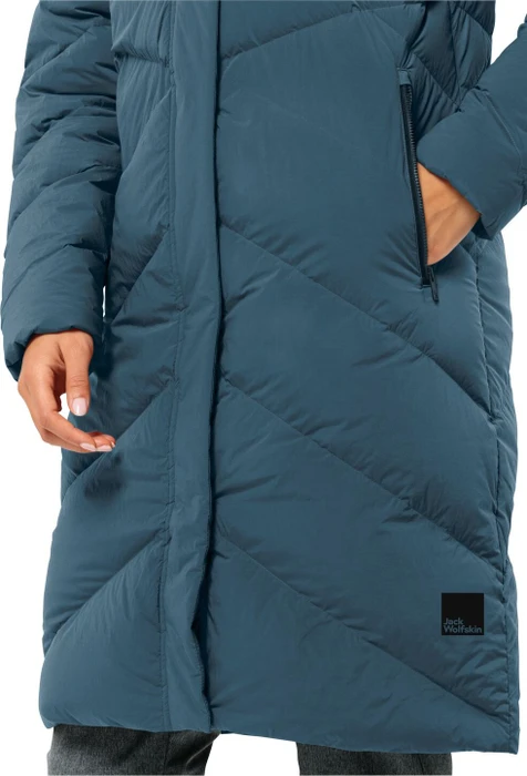 Jack Wolfskin Marienplatz Funktionsmantel aluminium blue (Damen)