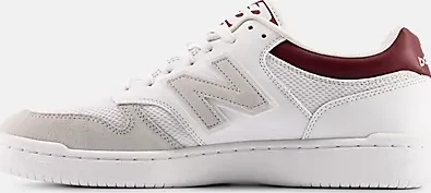 New Balance 480 white/classic crimson (Herren)