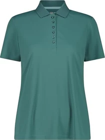 CMP Einfarbiges Pique Poloshirt kurzarm agave (Damen)