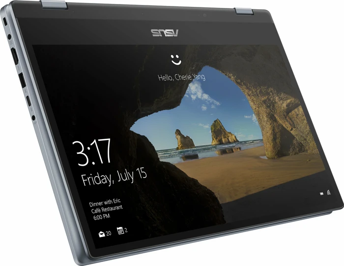 ASUS VivoBook Flip 14 TP412FA-EC347T, Galaxy Blue, Core i5-10210U, 8GB RAM, 512GB SSD, DE