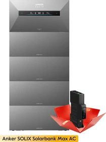 Anker SOLIX Solarbank Max AC mit 4x BP7000, 35kWh