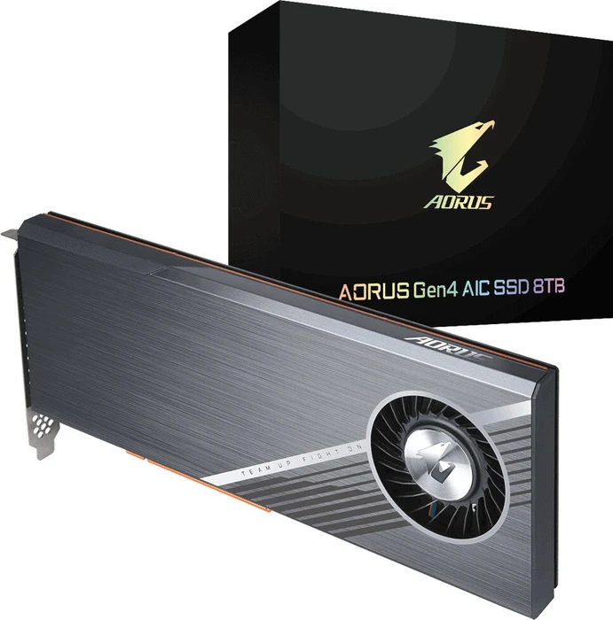 GIGABYTE AORUS Gen4 AIC SSD 8TB, Add-In Card / PCIe 4.0 x16