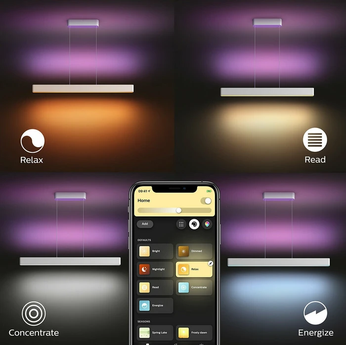 Philips Hue White and Color Ambiance Ensis Pendelleuchte weiß