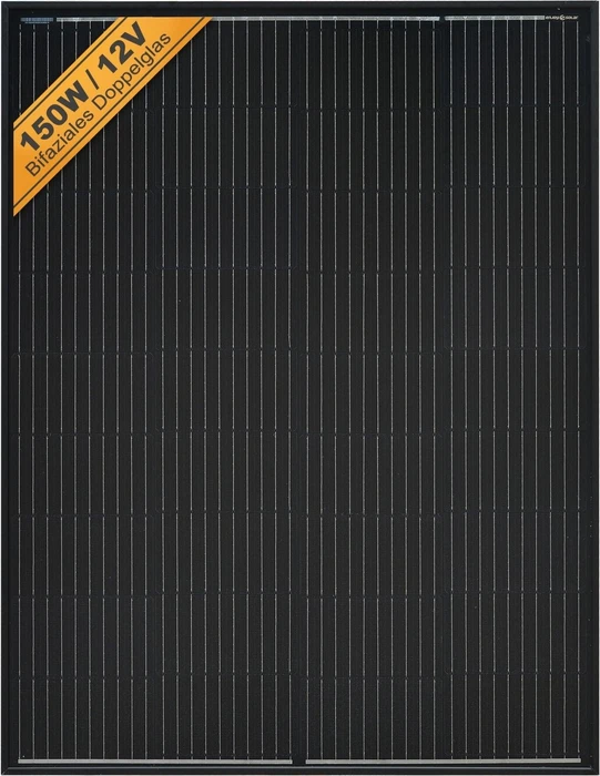 solarV enjoy solar Bifaziales PERC Monokristallines Solarmodul, 150Wp