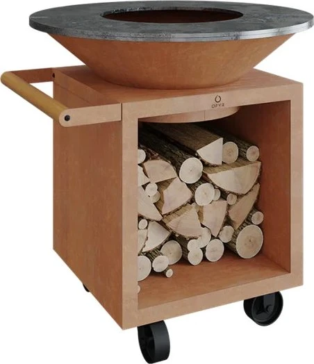 OFYR Classic Storage Corten 100 Pro Grillwagen braun