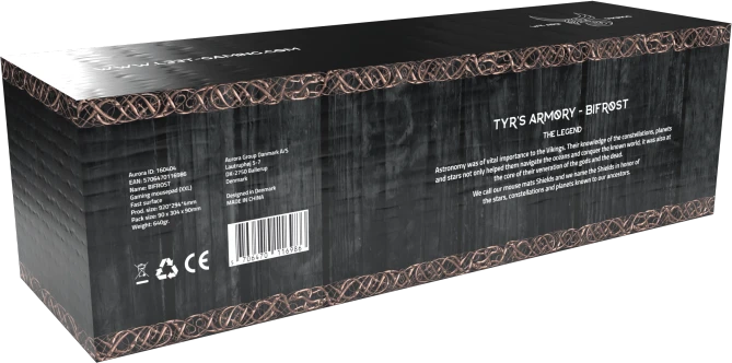 L33T-Gaming Bifrost XXL Gaming Mauspad, 920x294mm, schwarz/weiß