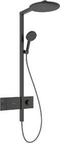 Hansgrohe Raindance Alive S Showerpipe 300 1jet EcoSmart mit ShowerSelect Comfort brushed black chrome