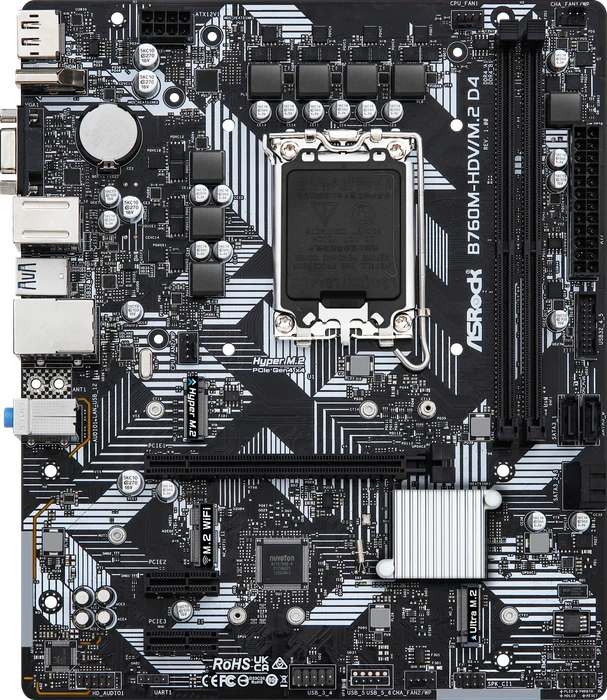 ASRock B760M-HDV/M.2 D4 (Intel 1700)