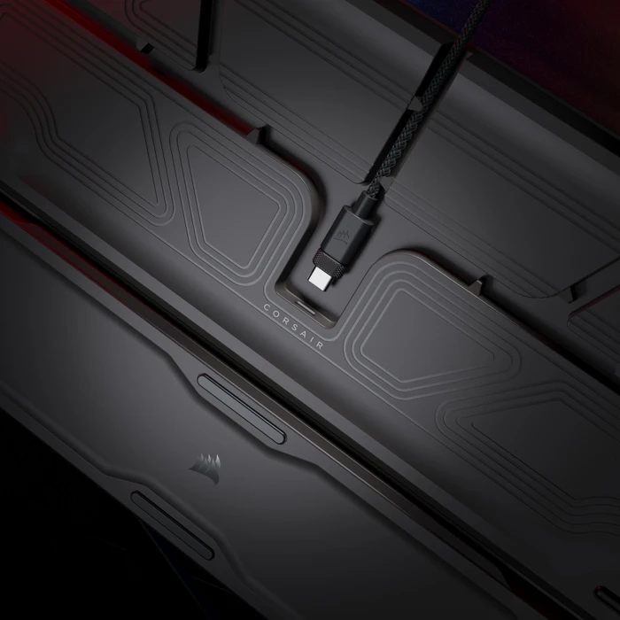 Corsair Vanguard PRO 96 Hall Effect, schwarz, LEDs RGB, Corsair MGX Hyperdrive, USB, US