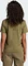 adidas Essentials 3-Streifen Cotton T-Shirt kurzarm olive strata/white (Damen) Vorschaubild