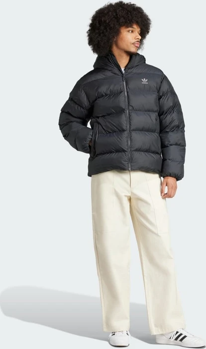 adidas Tonal Hooded Puffer Jacke schwarz (Herren)