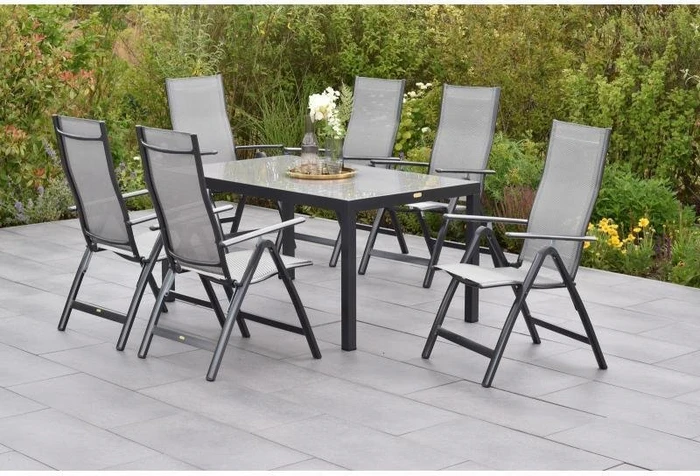 Merxx Carrara Gartenmöbel-Set diamantbraun