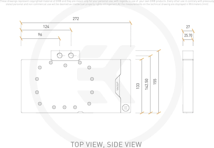 EK Water Blocks Quantum Line EK-Quantum Vector² Master RTX 4080 D-RGB, Nickel, Acryl