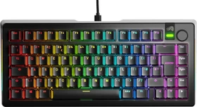 Glorious GMMK 3 Pro 75% Pre-built Gaming Keyboard, schwarz, LEDs RGB, Glorious Fox MX, USB, UK (GLO-KB-GMMK3-PRO-75-PB-FOX-W-BLK-UK)
