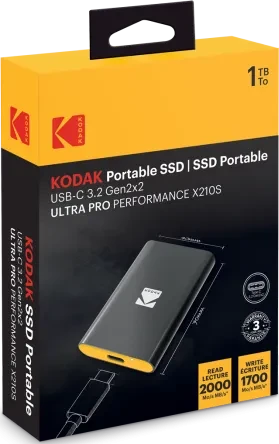Kodak X210S, 1TB, USB-C 3.2