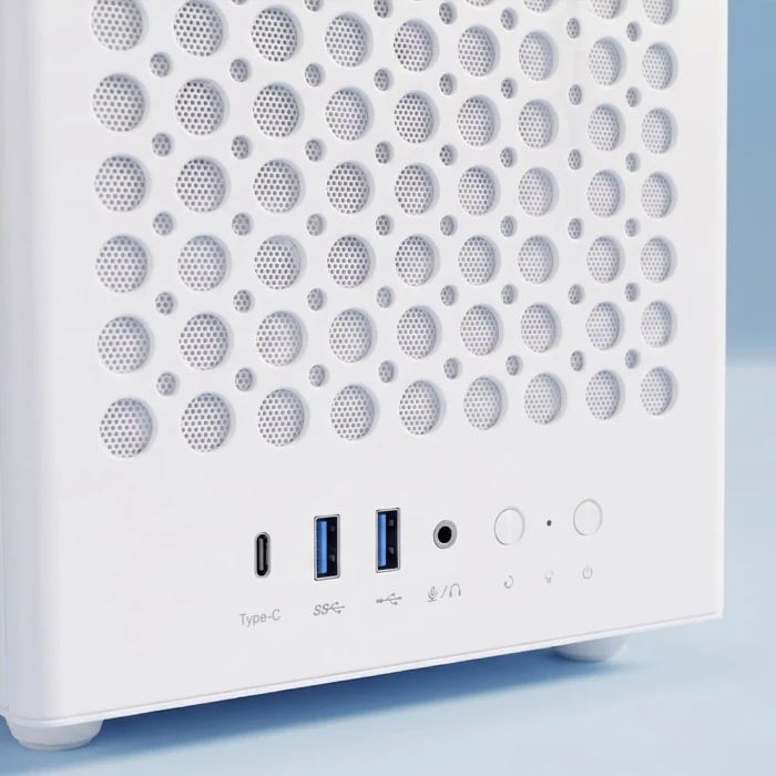 Mars Gaming MC-T800 White, Glasfenster