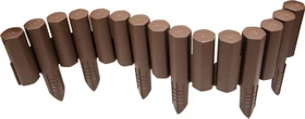 Stabilo Befestigungstechnik Palisade Rasenkante 220cm braun