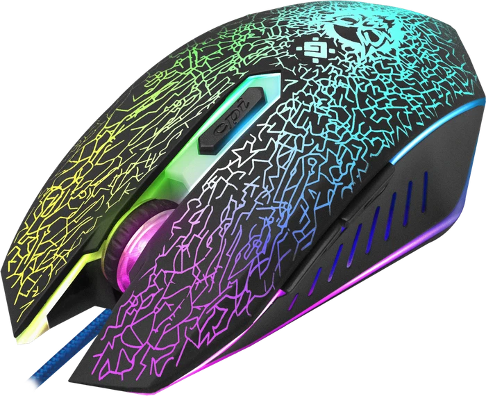 Defender Shock GM-110L RGB Gaming Mouse schwarz, USB