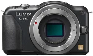 Panasonic Lumix DMC-GF5 schwarz Body