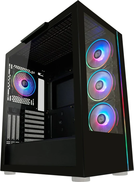 LC-Power Gaming 808B Skylla_X, Glasfenster