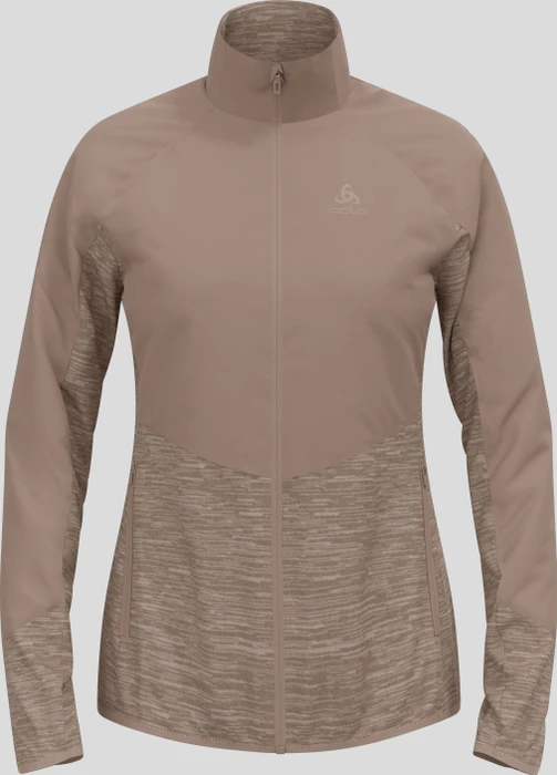 Odlo The Run Easy Warm Hybrid Funktionsjacke cinder (Damen)