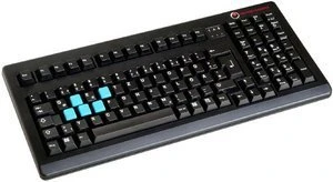 Raptor Gaming K1 Keyboard, MX BLACK, USB, DE