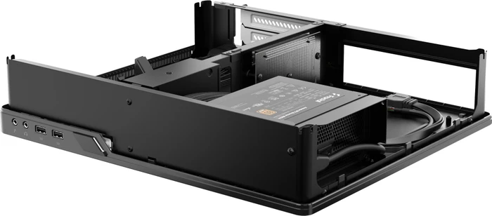Fractal Design Node 202 + Anode PSU, schwarz, Mini-ITX, 450W SFX