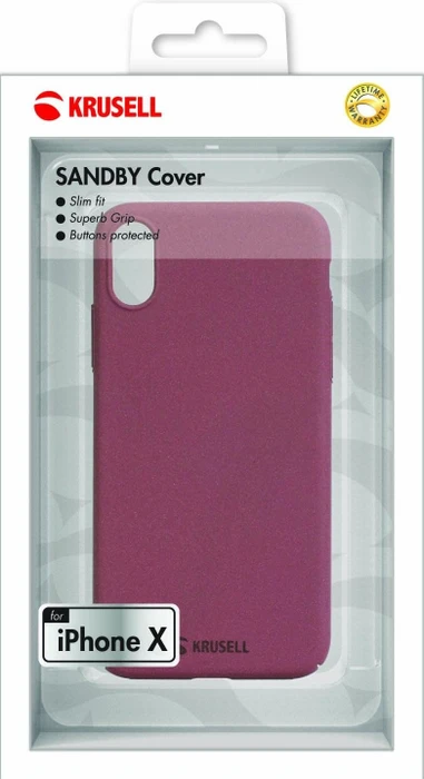 Krusell Sandby für Apple iPhone X rot