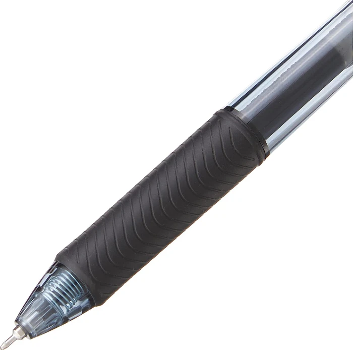 Pentel EnerGel X BLN105 0.5mm/0.25mm Gelroller schwarz/transparent